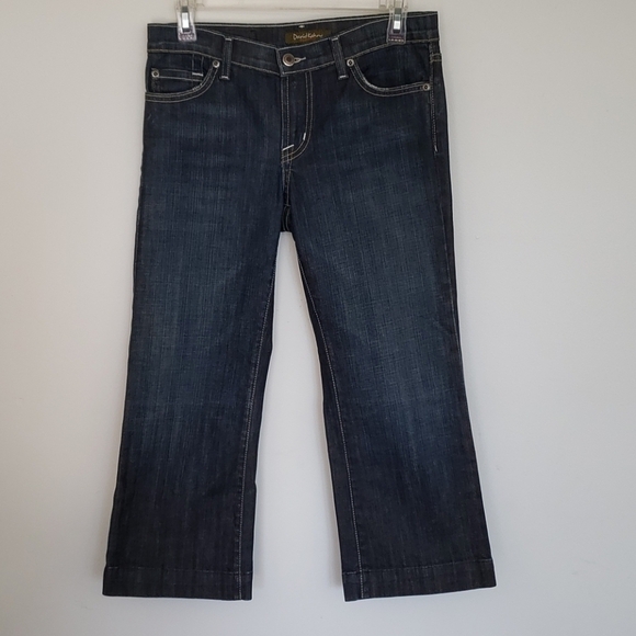 David Kahn Vintage Look Cropped Jeans - Picture 1 of 8